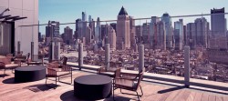 Alt= Hell’s Kitchen Apartments: Roof deck